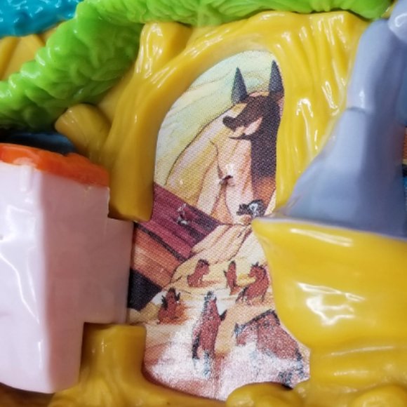 1996 Disney's The Lion King Bluebird Compact Playset With 2 Figures Vintage - Picture 5 of 10